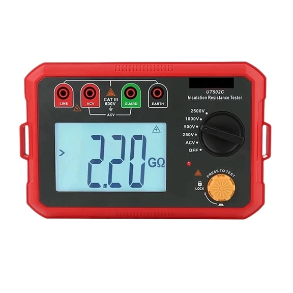 UT502C UT501/UT502 Digital Insulation Resistance Megohmmeter Tester