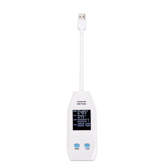 UT658LOAD Type A Port Output Voltage USB Tester Current Energy Capacity Circuit Quivalent Resistance Electronic Load ,Live Data