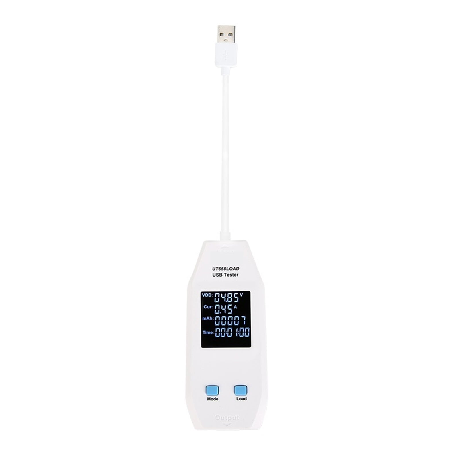 UT658LOAD, USB Tester Voltage And Current Meter, Safety Monitor 3.0V-9.0V/0.0A-3.0A 3C Battery Capacity ,Live Data