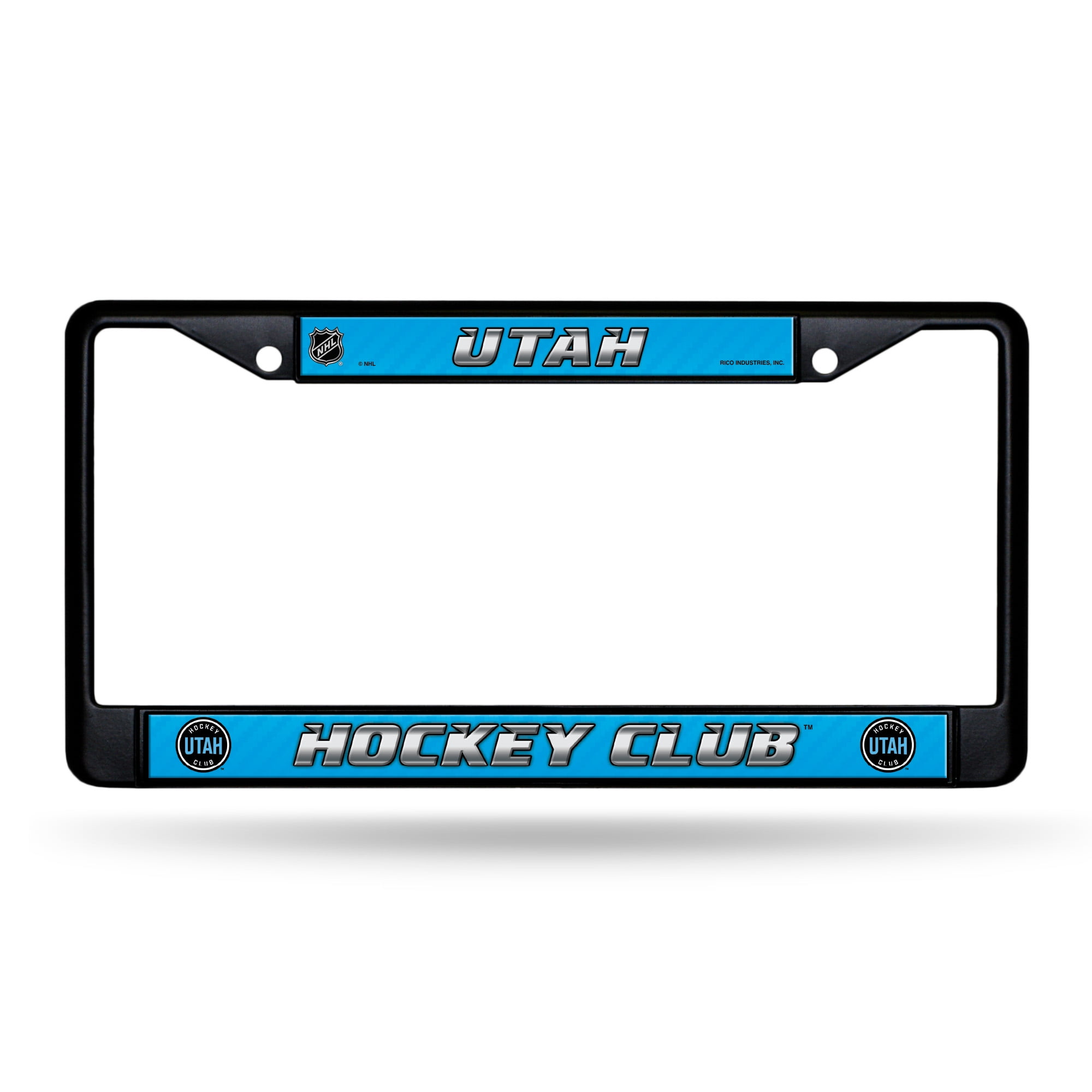 UTAH HOCKEY CLUB BLACK CHROME LICENSE PLATE FRAME (PRINTED INSERT)
