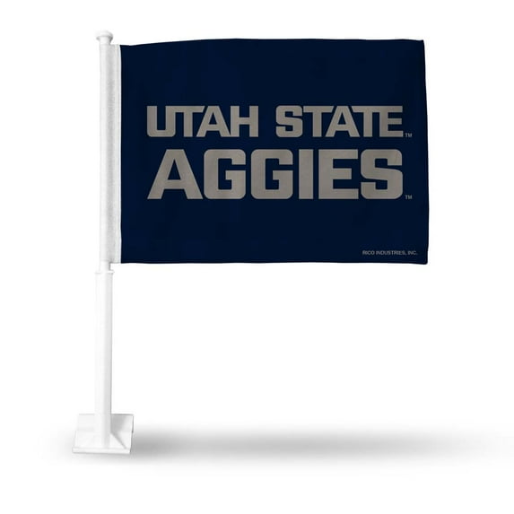 UTAH ST AGGIES CAR FLAGS (TEAM COLOR 2)
