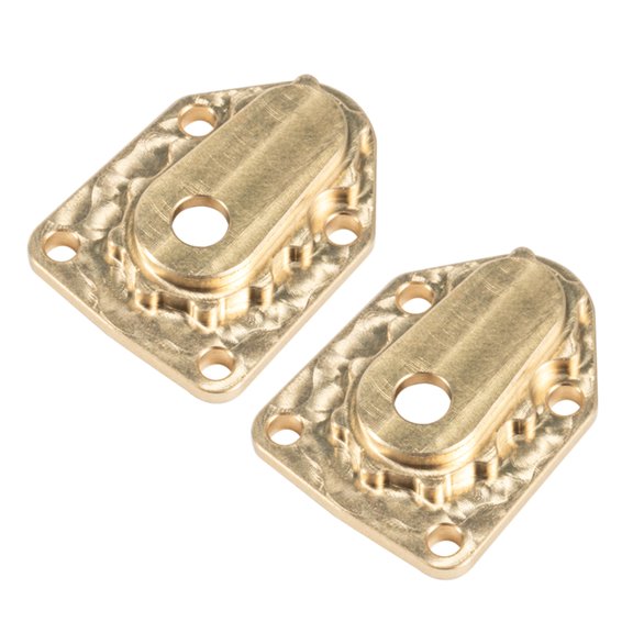 UTB18 Steering Link Block Knuckles Diff Cover Casters Block Brass Weight for 1/18-RC Crawler Upgraded Part