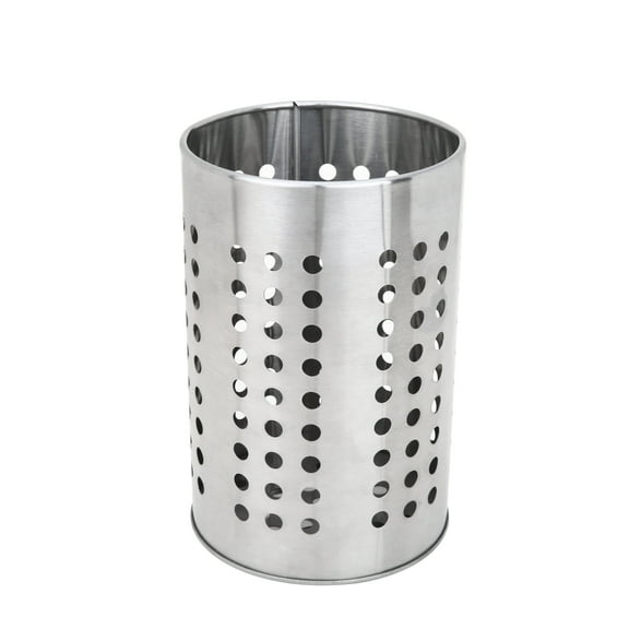 Mainstays Utensil Holder, Stainless Steel Kitchen Utensil Organizer for Countertop Storage