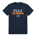 thumbnail image 1 of UTEP Fear College Short Sleeve T-Shirt, Navy - Small, 1 of 1