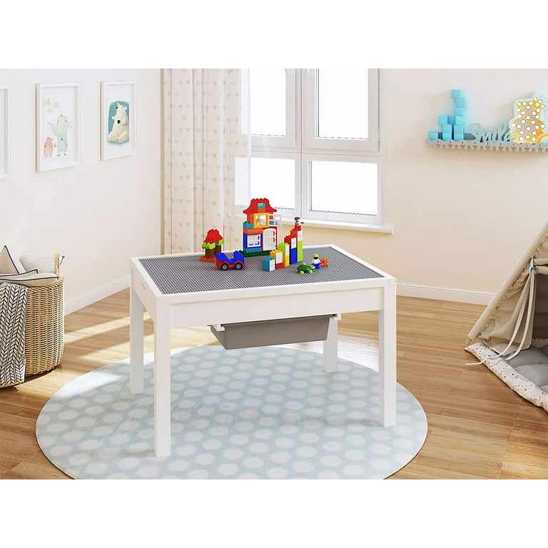 UTEX Large 2-in-1 Activity Table for Toddlers, Construction Play