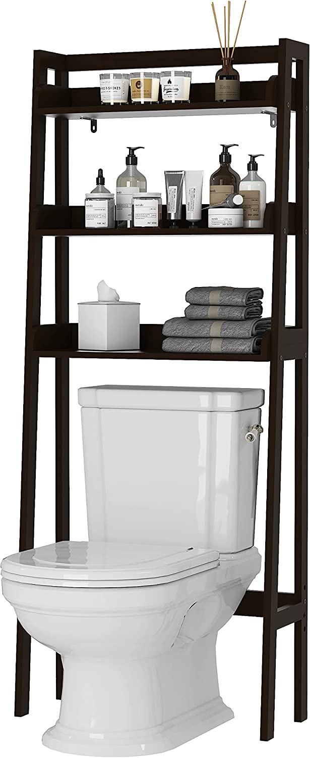 UTEX 3Shelf Bathroom Organizer Over The Toilet, Bathroom Space saver
