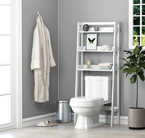 UTEX 3-Shelf Bathroom Storage Organizer Over The Toilet, Space Saver ...