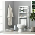 thumbnail image 1 of UTEX 3-Shelf Bathroom Organizer Over The Toilet, Bathroom Space saver, Bathroom Shelf, White Finish, 1 of 3