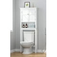 thumbnail image 1 of UTEX Bathroom Storage Over The Toilet, Bathroom Cabinet Organizer with Adjustable Shelves, Bathroom Space Saver for Bathroom, White, 1 of 9