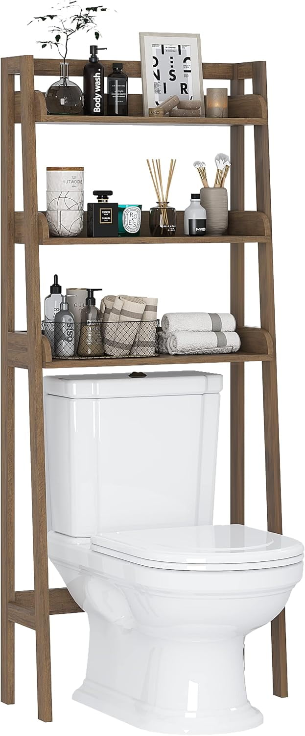 UTEX Over The Toilet Storage Shelf, 3Tier Over Toilet Bathroom