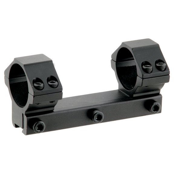 UTG 1PC Medium Profile Airgun Mount with Stop Pin, 1" Dia , Black