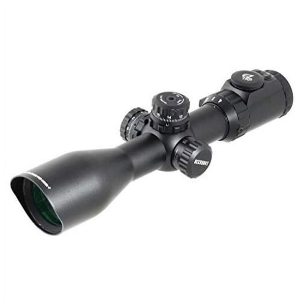 UTG 4-16x44 30mm Compact Scope, Ao, 36-Color Mil-dot, with Rings