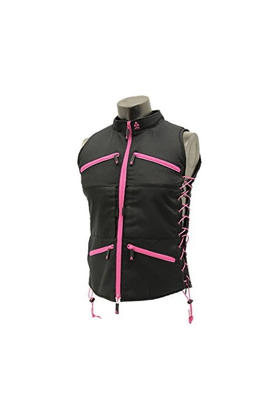UTG True Huntress Female Sporting Vest, Black/Pink