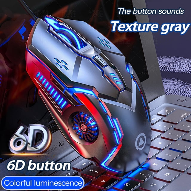 UTHAI G5 Six key 3200PDI wired illuminated gaming mouse, e-sports ...