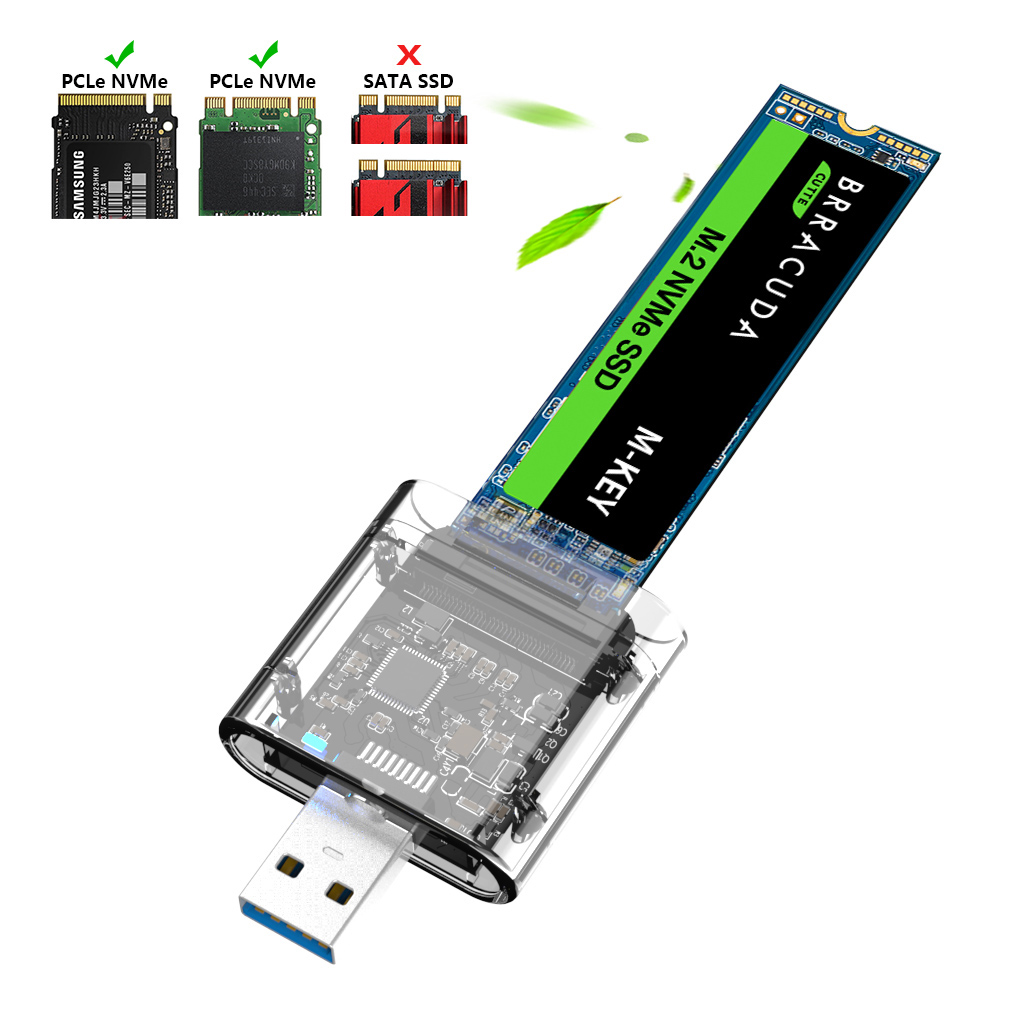 UTHAI M.2 SSD Transparent USB3.0 3.1 SSD Solid State PCIE Protocol