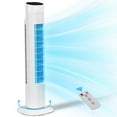 thumbnail image 1 of Tower Fan for Bedroom, 31" Oscillating Electric Fan with Remote, 3 Modes, Quiet Fan for Home, Office(White), 1 of 7