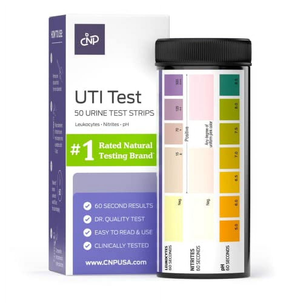 UTI Test Strips & Kit UTI Testing Kit, 50 Count Test Strips for pH