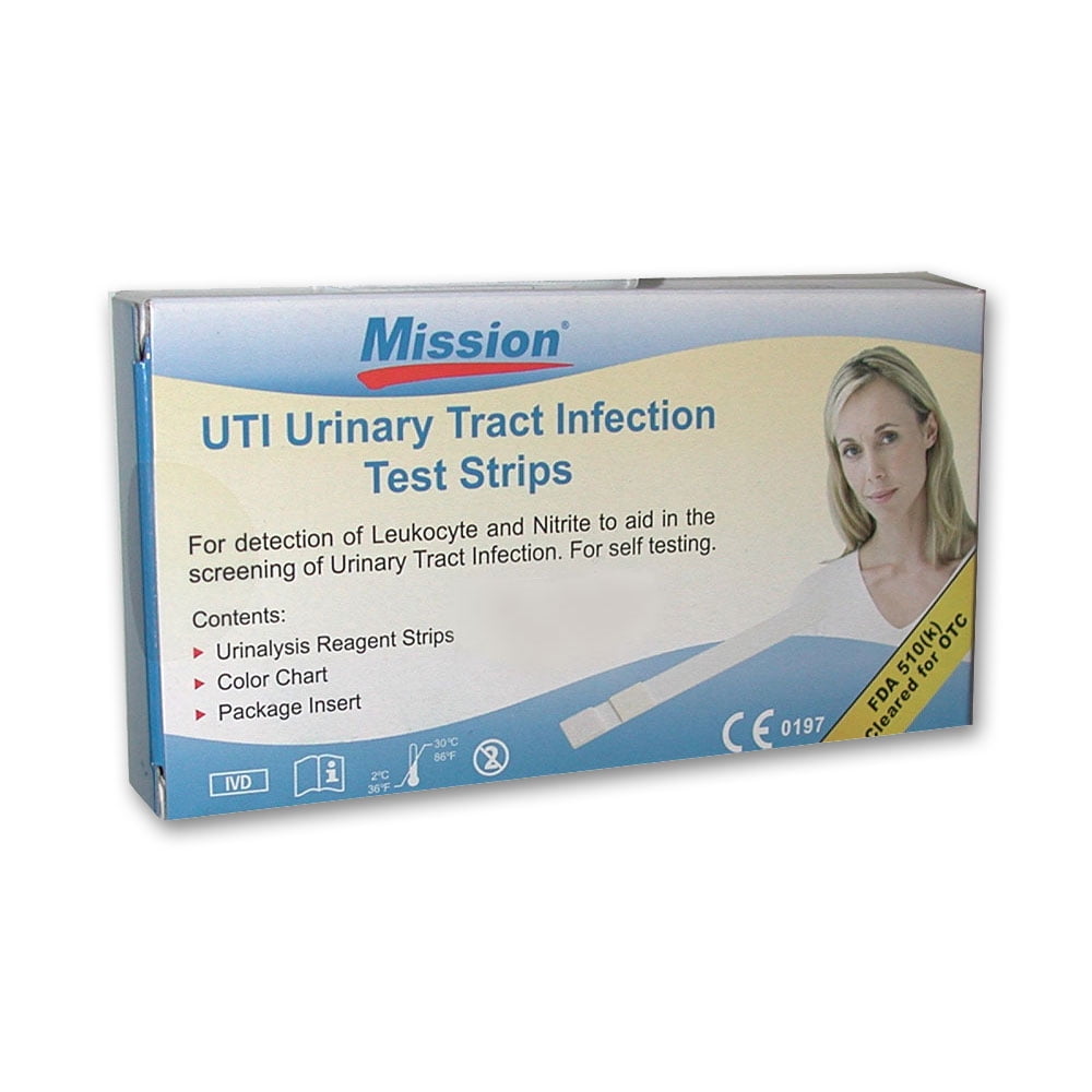 UTI Urinary Tract Infection Test Strips Mission Brand Leukocyte and
