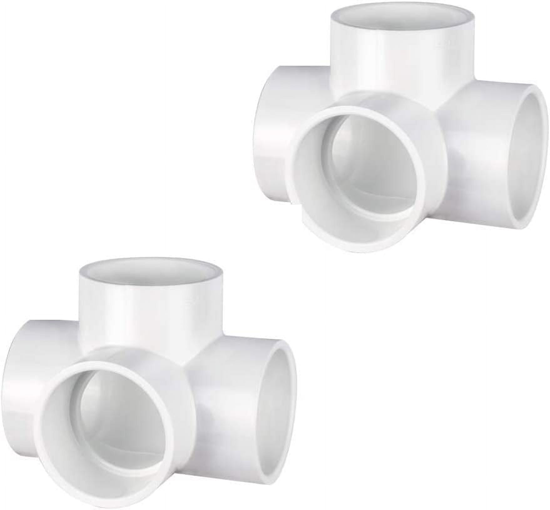 UTILITY Grade 2 Inch 4Way PVC Fitting Connectors For Use With Schedule