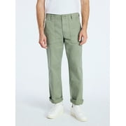 Free Assembly Mens Straight Fit Cotton Utility Pants, Sizes 30-38