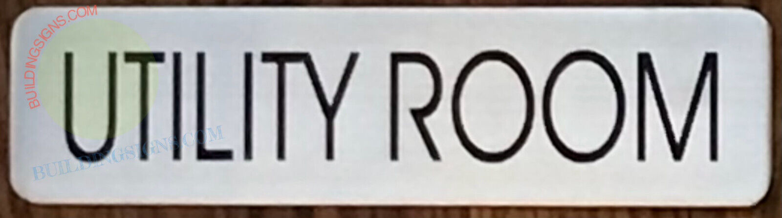 UTILITY ROOM SIGN (2x7.75,SILVER,ALUMINUM) -ref16822 - Walmart.com