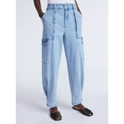 SCOOP Women’s and Women’s Plus Utility Cargo Jeans, Sizes 0-26