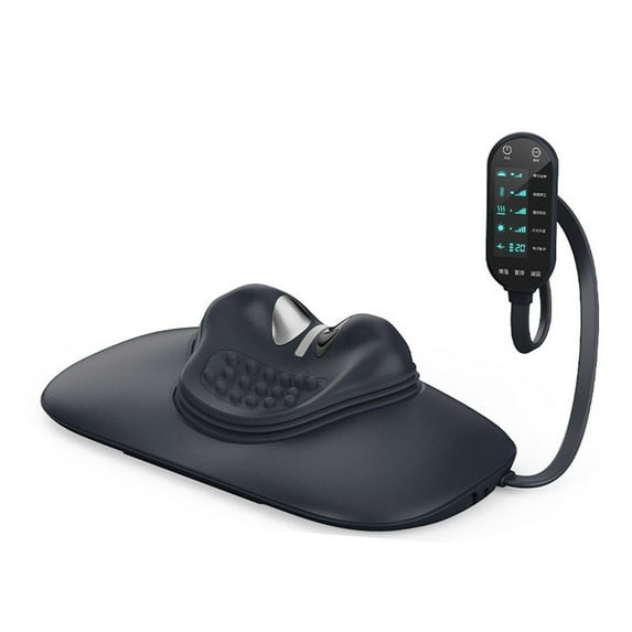 UTK Cervical Support Traction Apparatus 5 Control Settings w/ Remote, Black