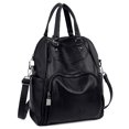 thumbnail image 1 of UTO Backpack Purse for Women Vegan Leather Fashion Travel Small Shoulder Bag Satchel(Black), 1 of 7