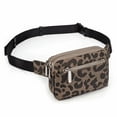 thumbnail image 1 of UTO Fanny Packs for Women Waterproof Waist Bag Fashion Small Crossbody Belt Bag with Zipper Pocket for Travel(Leopard-3), 1 of 10
