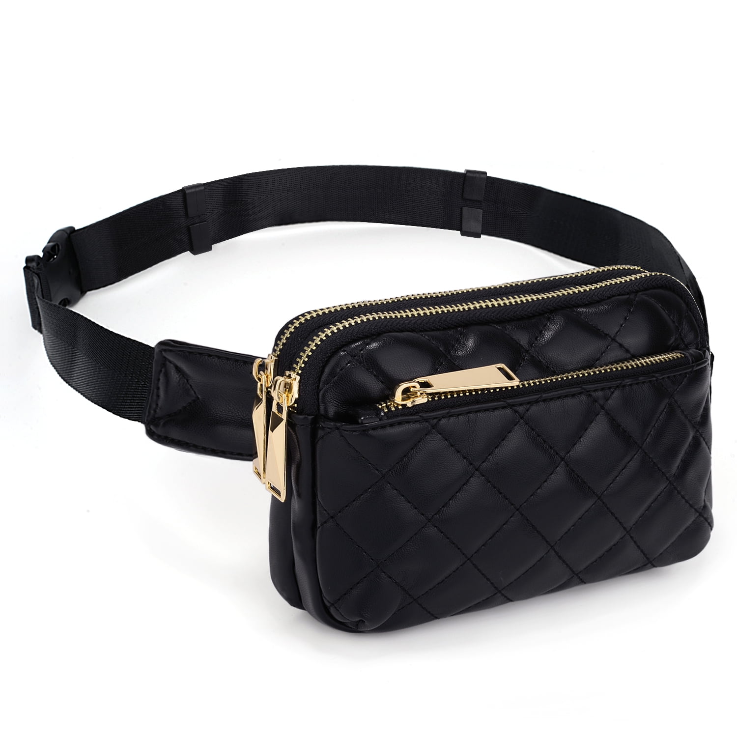 Dostany Black Fanny Pack Women Crossbody Bag, Cross Body Bag for Women,  Mini Leather Everywhere Purse Belt Bag, Waist Bum Bag, Lulu Dupes Sling Bag  for Women : : Sports & Outdoors