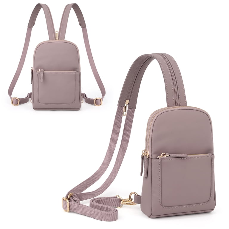 UTO Small Convertible Shoulder Backpack for Women, Crossbody  display picture 2