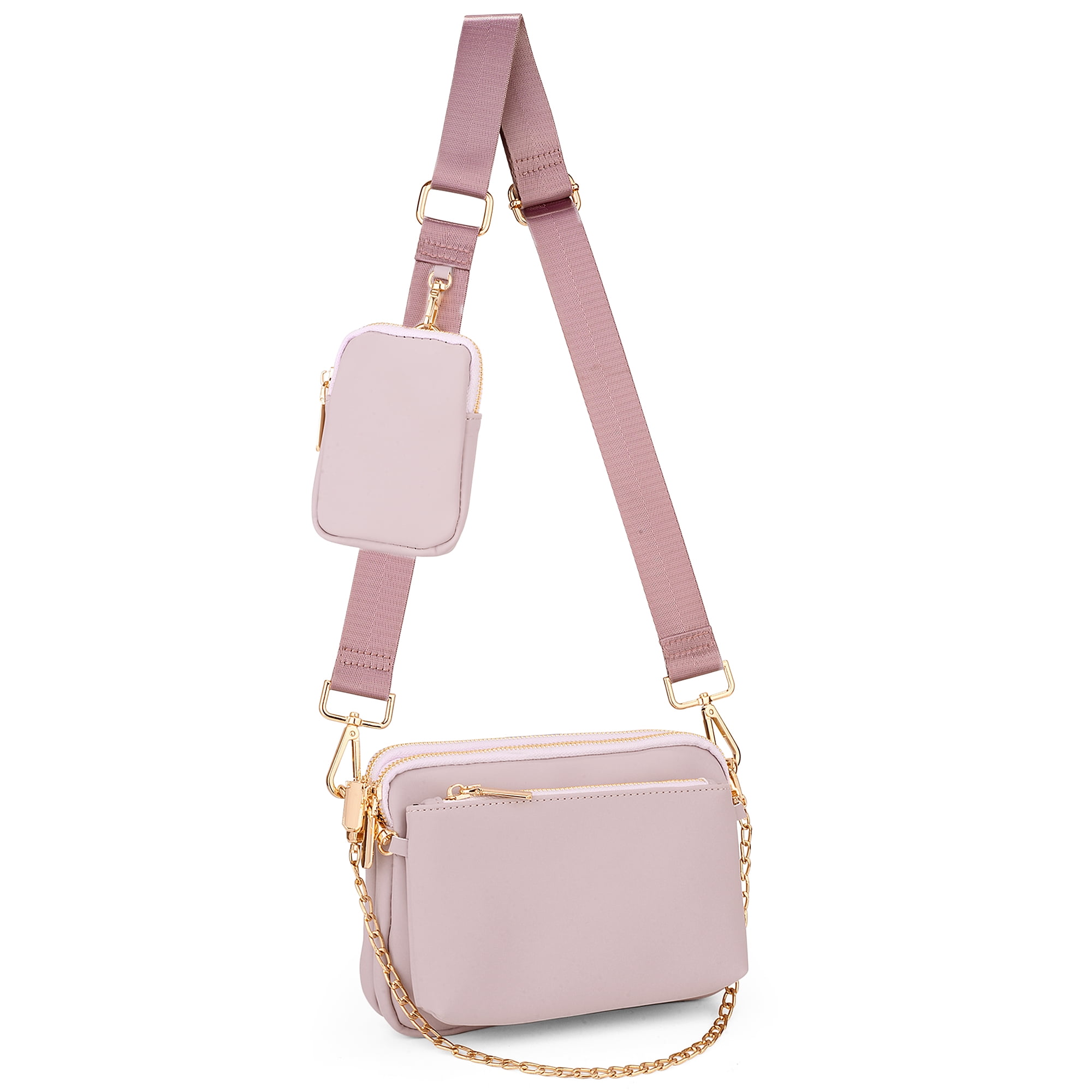 UTO Small Crossbody Bag for Women PU Leather 3 in 1 Fashion
