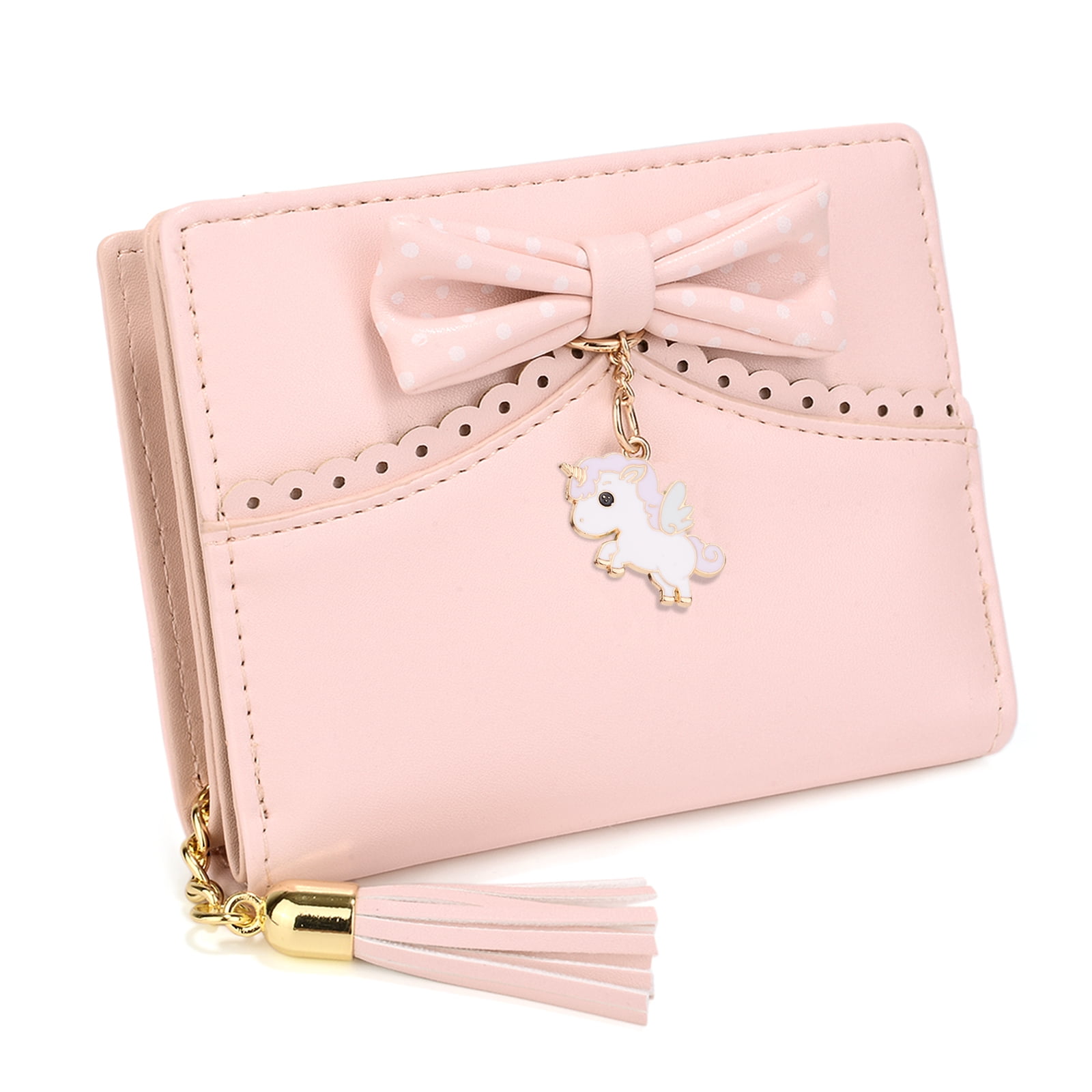 Pink Tassel Small Wallet