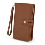 UTO Wallets for Women Vegan Leather RFID Blocking Large Capacity ...
