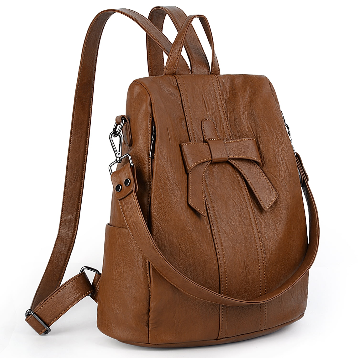 UTO Women Backpack PU Leather Ladies Fashion Handbags Backpacks ...