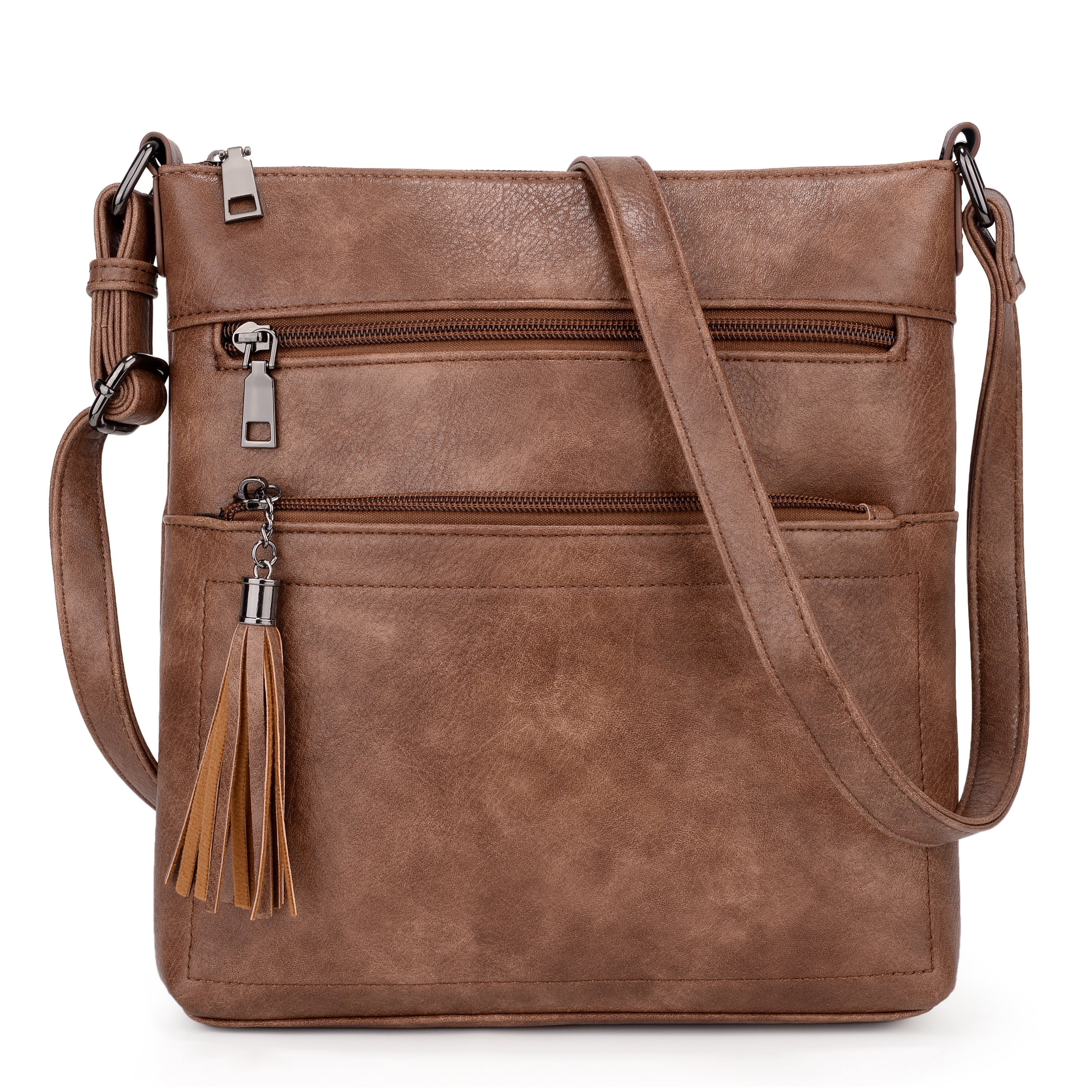 Women's Bag New Women's Bag Leisure Shoulder Bag Large Capacity PU Leather Handbag Cross Bag
