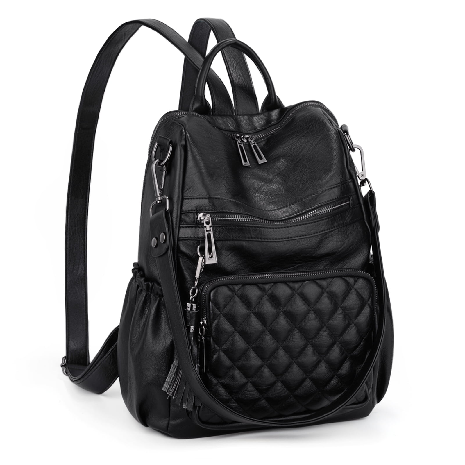 UTO Womens Travel Backpack Purse Fashion PU Leather Large Designer ...