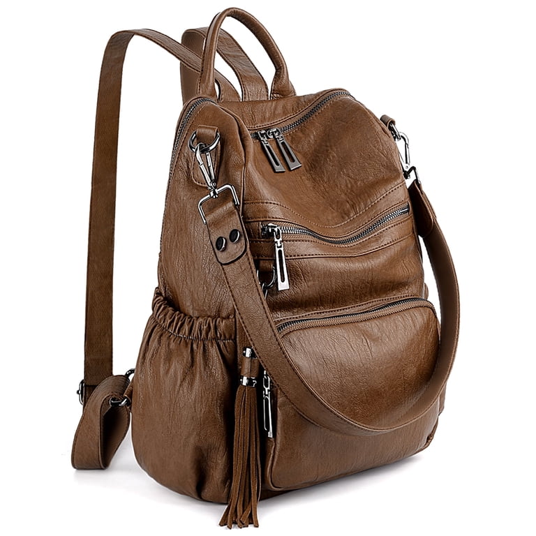 UTO Convertible Womens Travel Backpack Purse, PU Leather  display picture 1
