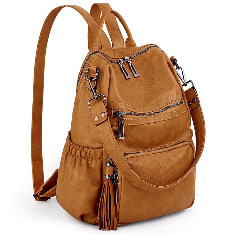 UTO Convertible Travel Backpack Purse, Fashion PU Leather  display picture 2