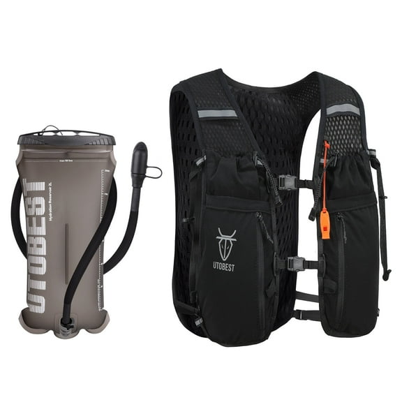 UTOBEST 10L Hydration Vest Backpack with 2L Water Bladder for Outdoor