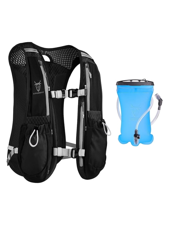 Running Backpacks Lightweight Hydration Pack Functional Vest 5L with 1.5L Water Bladder