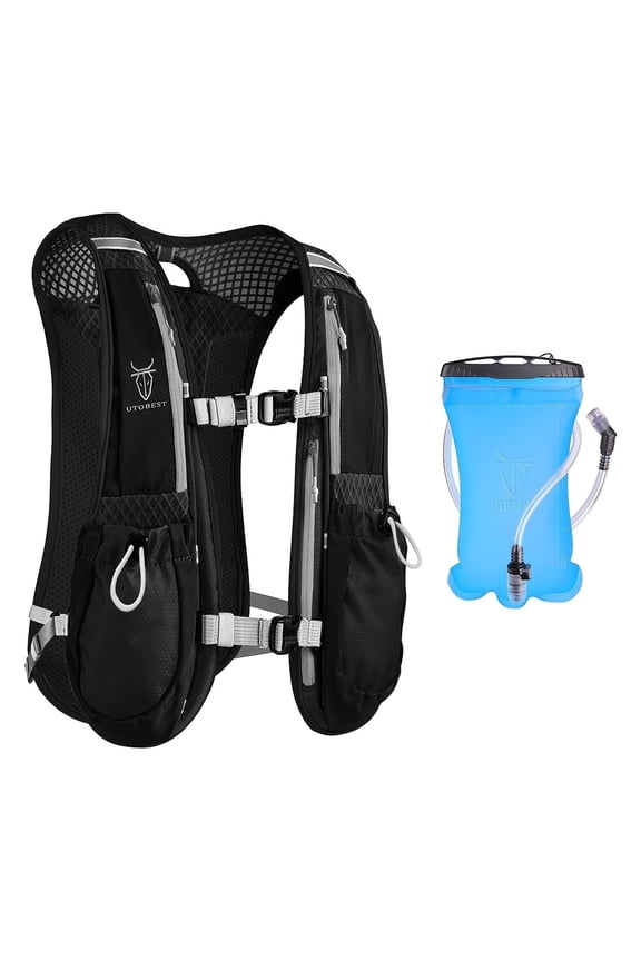 Running Backpacks Lightweight Hydration Pack Functional Vest 5L with 1.5L Water Bladder