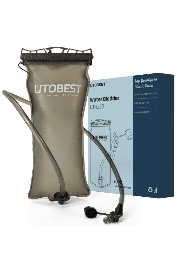 UTR220 Completely 0 Ordorless Hydration Reservoir PE+EVA Dual Material Water Bladdder, 2L