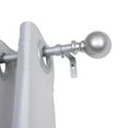 thumbnail image 1 of UTOPIA ALLEY Wall Mounted 3/4 Inch Curtain Rod - Curtain Rods For Windows 86 to 120 Inch, Adjustable Drapery Rods, Nickel Curtain Rods, Bedroom Curtain Rods, Tapestry Poles (Nickel 86"-120"), 1 of 8