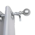 thumbnail image 1 of UTOPIA ALLEY Wall Mounted 3/4 Inch Curtain Rod - Curtain Rods For Windows 28 to 48 Inch, Adjustable Drapery Rods, Nickel Curtain Rods, Bedroom Curtain Rods, Tapestry Poles (Nickel, 28"-48"), 1 of 8