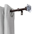 thumbnail image 1 of UTOPIA ALLEY Wall Mounted 3/4 Inch Curtain Rod - Curtain Rods For Windows 28 to 48 Inch, Adjustable Drapery Rods, Oil Rubbed Bronze Bedroom Curtain Rods, Tapestry Poles (Oil Rubbed Bronze, 28"-48"), 1 of 9