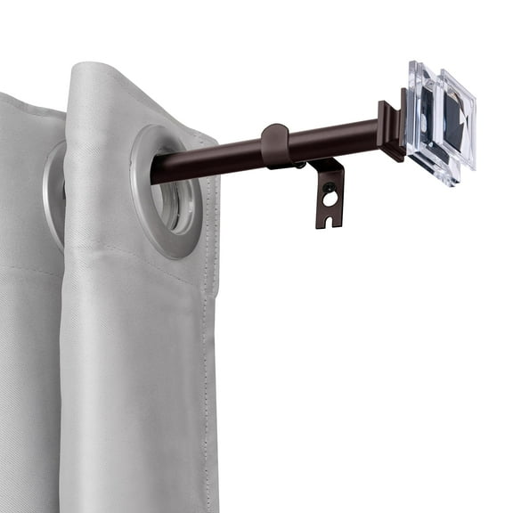 UTOPIA ALLEY Wall Mounted 3/4 Inch Curtain Rod - Curtain Rods For Windows 28 to 48 Inch, Adjustable Drapery Rods, Oil Rubbed Bronze Bedroom Curtain Rods, Tapestry Poles (Oil Rubbed Bronze, 28"-48")