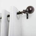 thumbnail image 1 of UTOPIA ALLEY Wall Mounted 3/4 Inch Curtain Rod - Curtain Rods For Windows 28 to 48 Inch, Adjustable Drapery Rods, Oil rubbed bronze Bedroom Curtain Rods, Tapestry Poles (Oil rubbed bronze, 28"-48"), 1 of 9