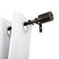 thumbnail image 1 of UTOPIA ALLEY Wall Mounted 3/4 Inch Curtain Rod - Curtain Rods For Windows 28 to 48 Inch, Adjustable Drapery Rods, Oil rubbed bronze Bedroom Curtain Rods, Tapestry Poles (Oil rubbed bronze, 28"-48"), 1 of 8