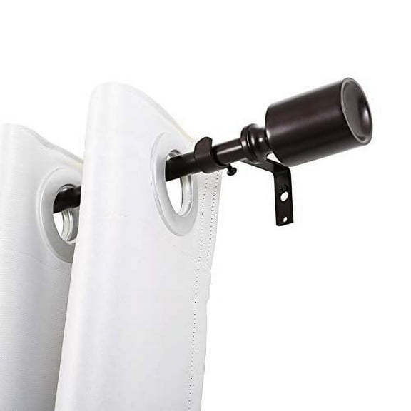 UTOPIA ALLEY Wall Mounted 3/4 Inch Curtain Rod - Curtain Rods For Windows 28 to 48 Inch, Adjustable Drapery Rods, Oil rubbed bronze Bedroom Curtain Rods, Tapestry Poles (Oil rubbed bronze, 28"-48")